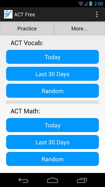 ACT Question of the Day Free截图3