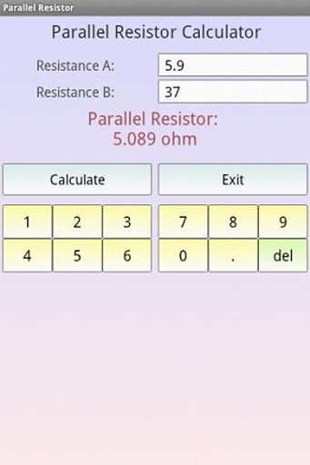 并联电阻计算器截图1