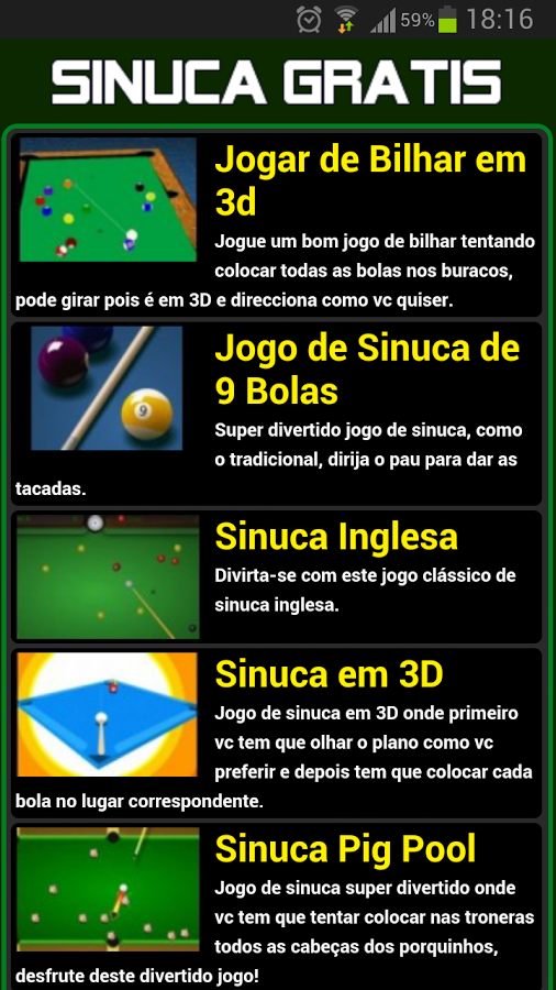 Jogos de sinuca gratis截图5