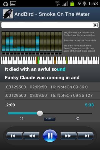 AndBird - Midi Lyrics Player截图3