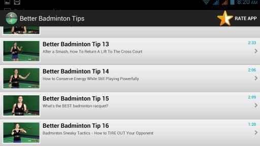 Better Badminton Tips截图6