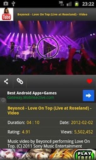 Beyonce Fan Tube截图8