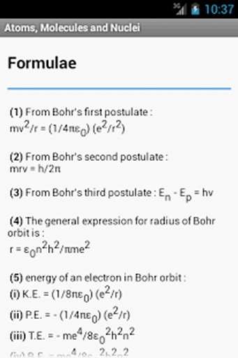 Physics Pro - Atoms &amp; Nuclei截图1