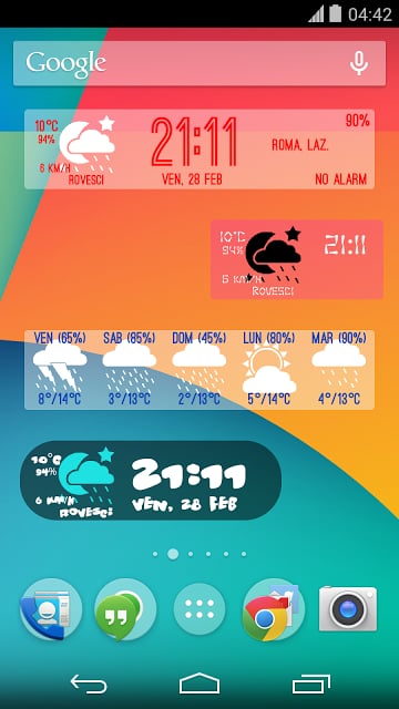 FancyClock Widget Free截图8