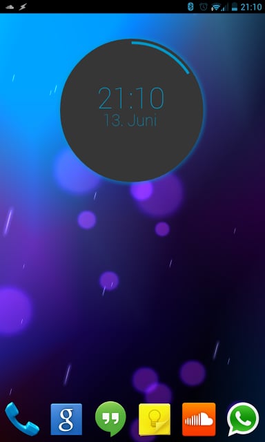 Holo Clock Dark - UCCW Skin截图1