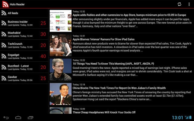 Holo Reader (RSS/Atom)截图7