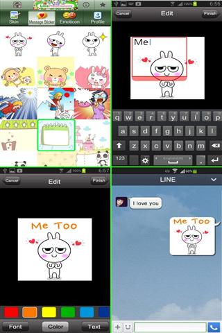 LINE Photo ＆ Emoticons截图3