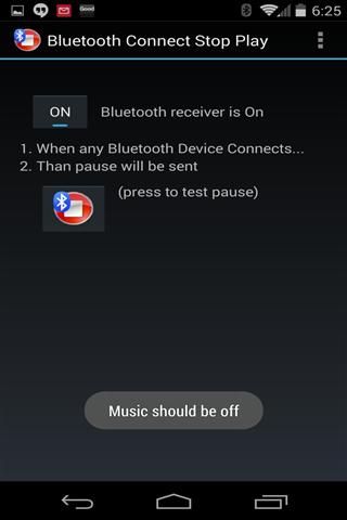 蓝牙连接及停止播放截图1