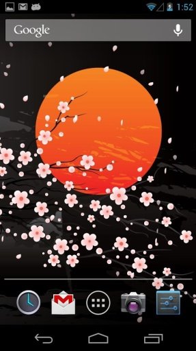 Moon&amp;Sakura Live Wallpaper截图5