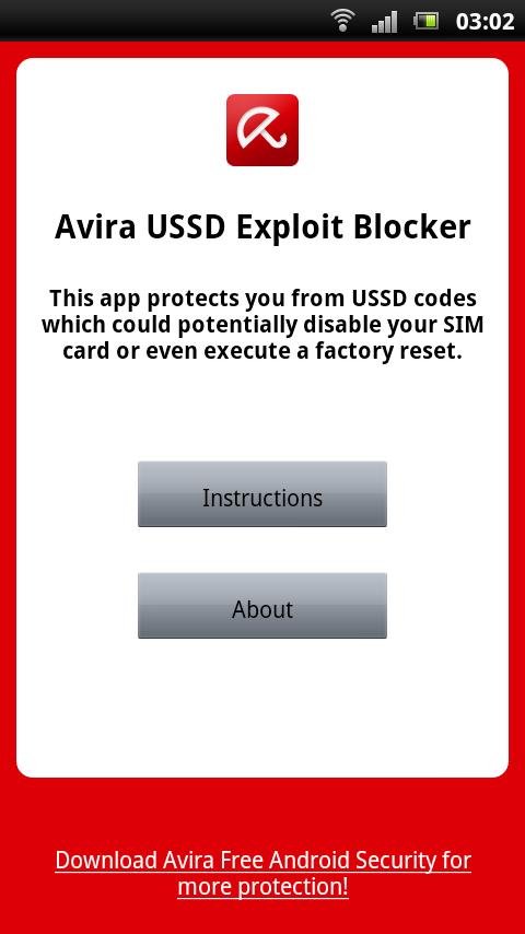 Avira USSD Exploit Blocker截图3