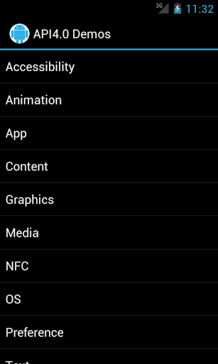 Android 4.0 API demos截图2