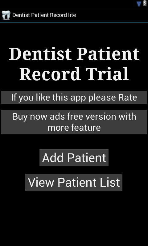 Dentist Patient Record lite截图1