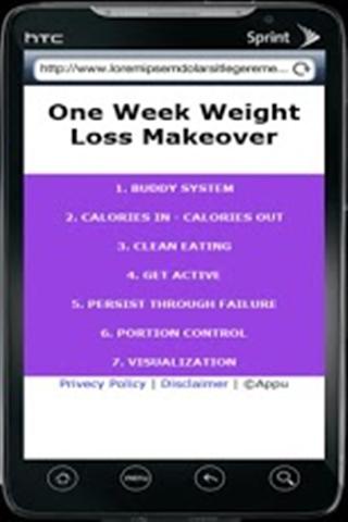 一周减肥改造 One Week Weight Loss Makeover截图2