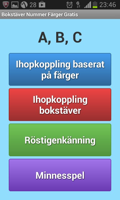 Bokst&auml;ver Nummer F&auml;rger Gratis截图5