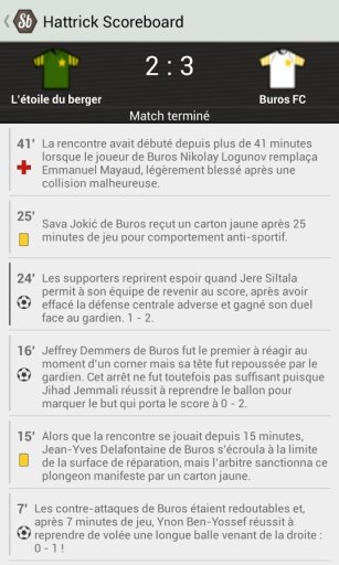Hattrick Scoreboard截图5