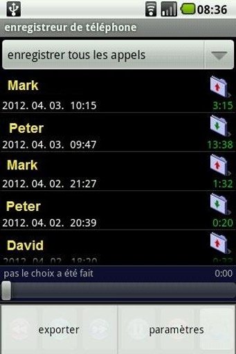 enregistreur de t&eacute;l&eacute;phone截图1