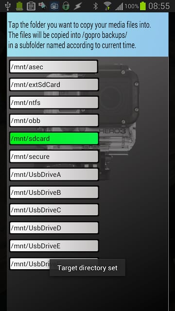 GoPro SD Backup2Phone Free截图3