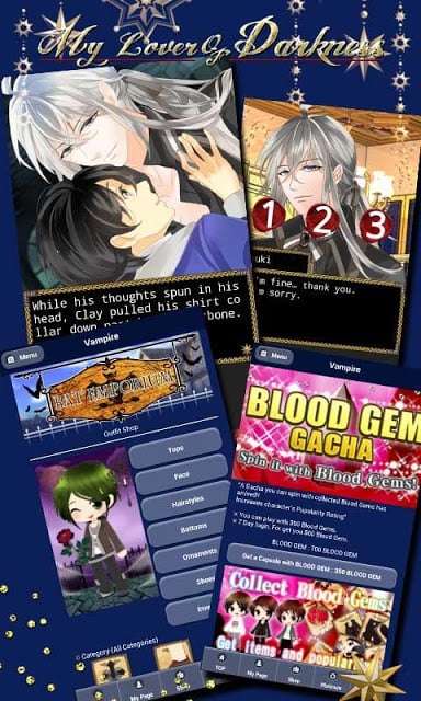 Vampire Darling【BL,yaoi game】截图9