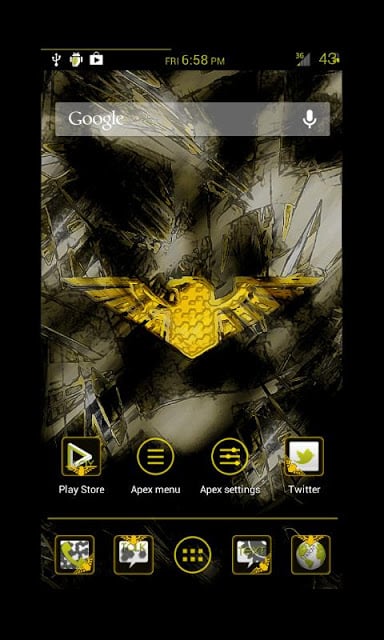 Liberty Yellow Apex Theme截图1