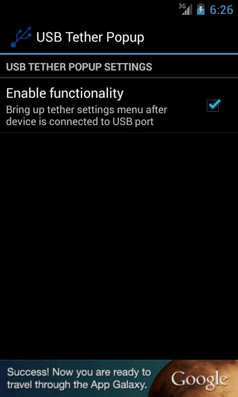 USB Tether Popup Free截图2