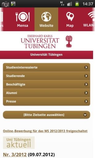 University of T&uuml;bingen截图3