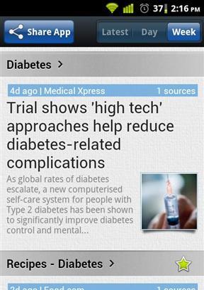 Diabetes News截图2