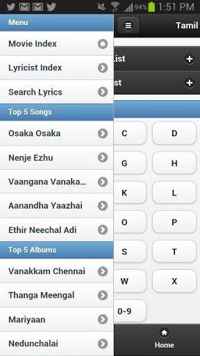 Tamil Songs Lyrics - Web App截图5