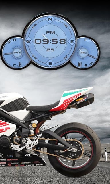 Triumph Moto Racer Widget LWP截图1