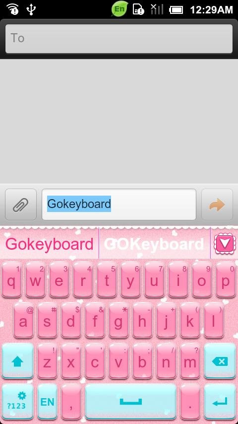 Pink Memories Keyboard Theme截图11