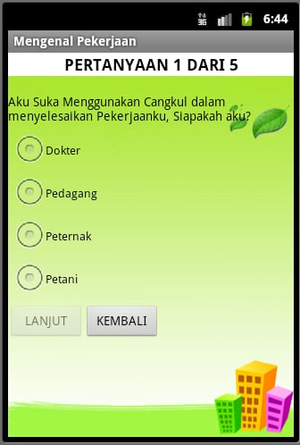 Aplikasi Mengenal Pekerjaan截图2