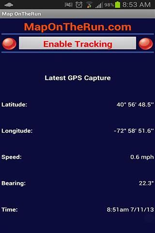 GPS跟踪 MapOnTheRun: GPS Tracking截图4