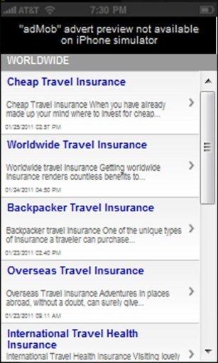 TRAVEL INSURANCE.截图3