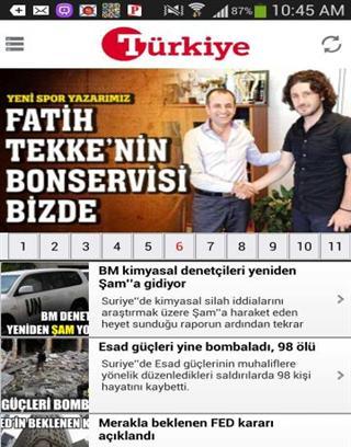 T&uuml;rkiye Gazetesi截图4