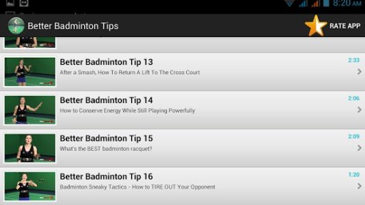 Better Badminton Tips截图4