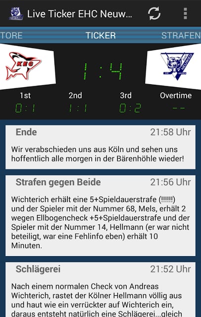 Live-Ticker EHC Neuwied截图4