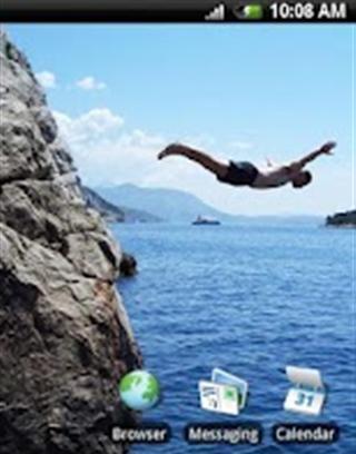 Cliff Jumping SlideShow LWP截图1