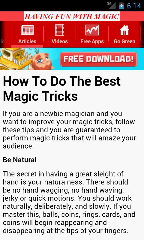 Magic Tricks Guide截图2