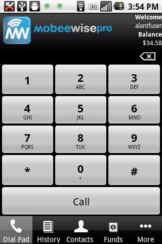mobeewisePro - VoIP Dialer截图2