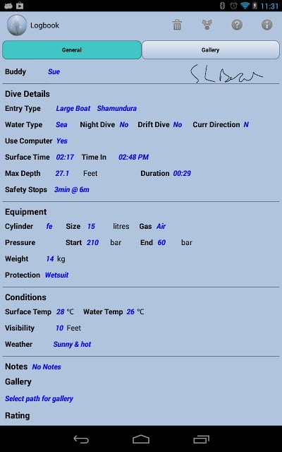 Dive Logbook (Free)截图10