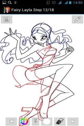 儿童绘制 Draw Winx截图4