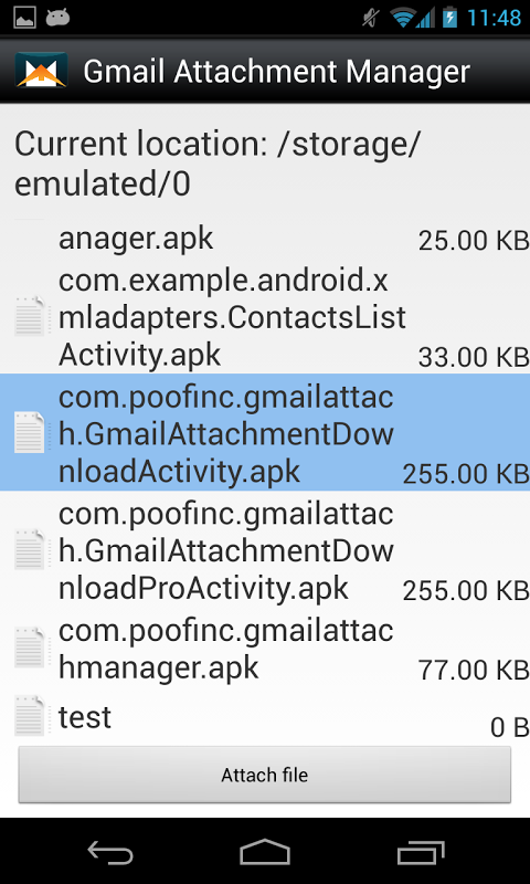 Gmail Attachment Manager截图1