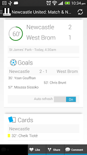 Newcastle United:Widget &amp; News截图2