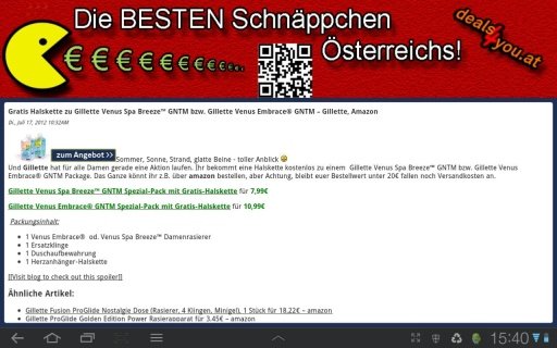 deals4you.at - Schn&auml;ppchen App截图2