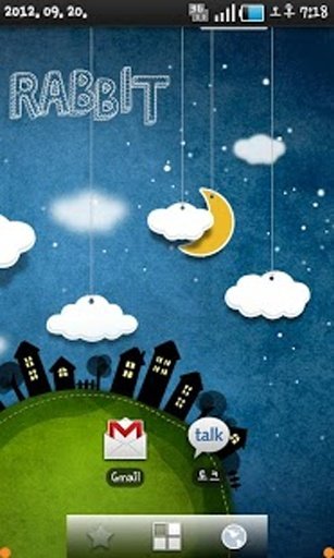 (FREE) Rabbit World ADW Theme截图2