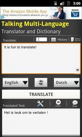 Talking Translator/Dictionary截图3