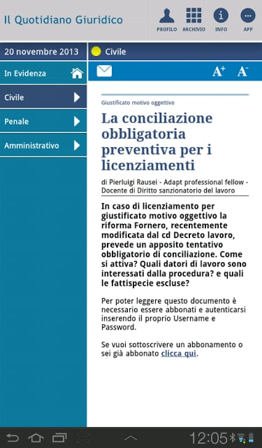 Notizie Quotidiano Giuridico截图3