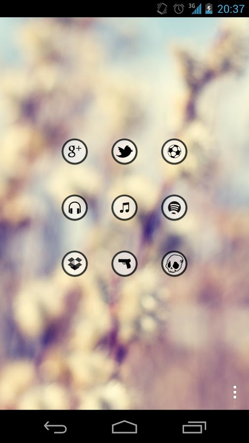 RoundGlassBlue icon theme截图5