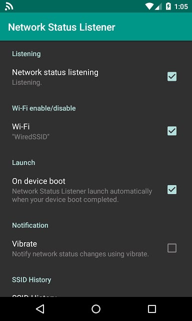 Network Status Listener截图2