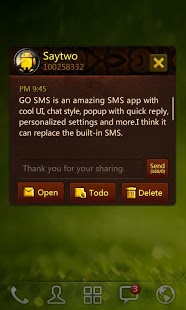 GO SMS Pro GoldAge ThemeEX截图5