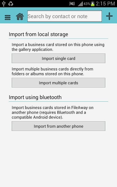 FileAway - for Business Cards截图1